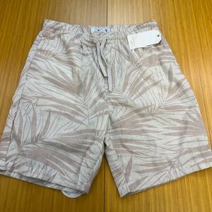 Craft + Flow Voyage Men's Shorts Tan Floral Tropical Size XL (NWT) Stretch